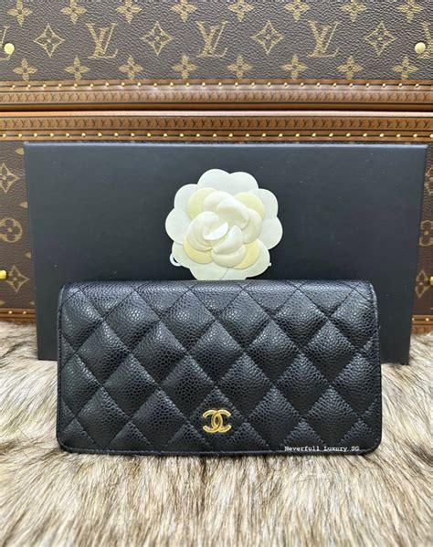 chanel vertical wallet.